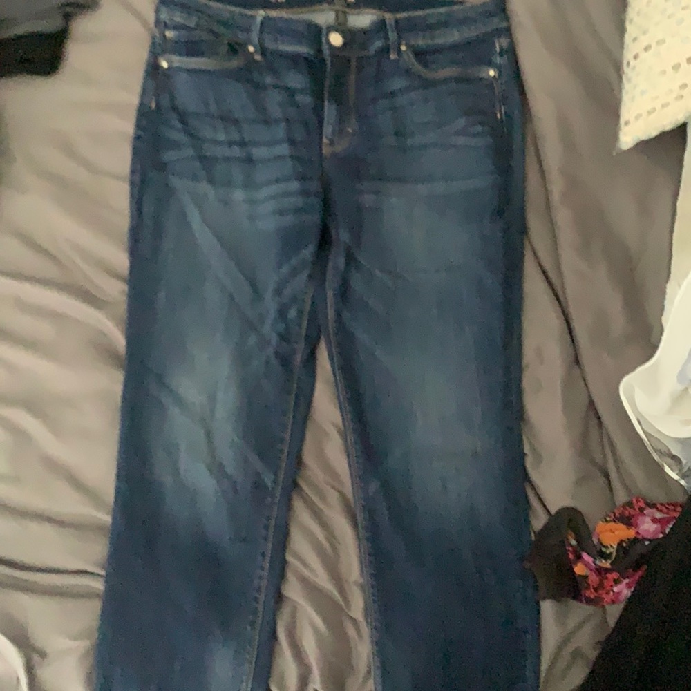 White House black market Slim Crop Jeans